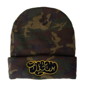 Dream Logo Green Camo Beanie