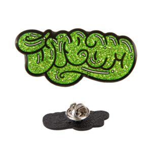 Dream Green Glitter Enamel Pin