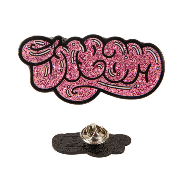 Dream Pink Glitter Enamel Pin