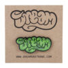 Dream Green Enamel Pin on Backing Card