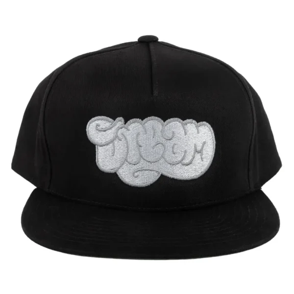 Dream Logo 5 Panel Cotton Twill Cap front view