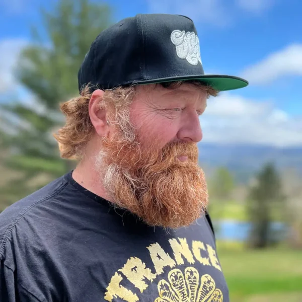 Dream Logo 5 Panel Cotton Twill Cap angle profile