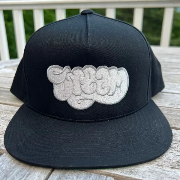 Dream Logo 5 Panel Cotton Twill Cap front view