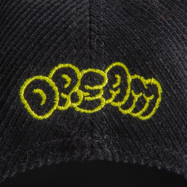 Dream Daisy Black Corduroy Hat