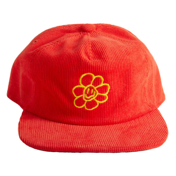 Dream Daisy Orange Corduroy Hat