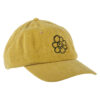 Dream Daisy Vintage Washed Classic Dad Hat in Yellow Angle View