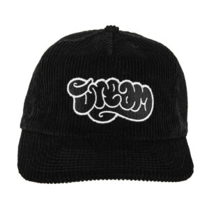 Dream Logo Corduroy Hat - Black