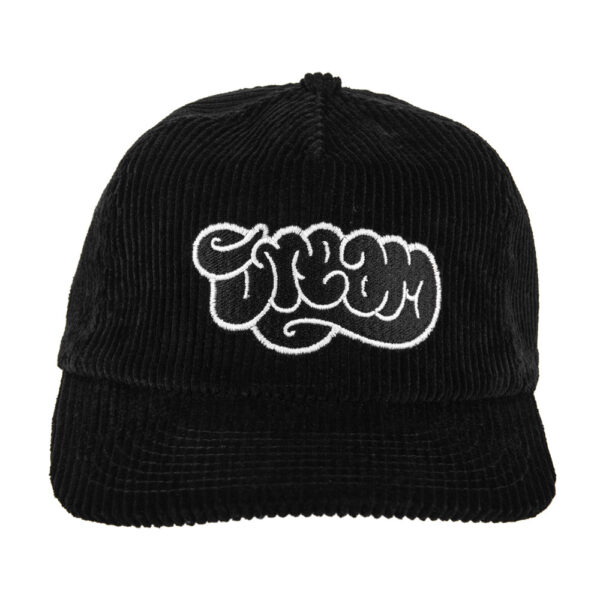 Dream Logo Corduroy Hat - Black