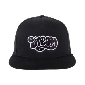 Dream Black & White Logo Trucker Hat - Black