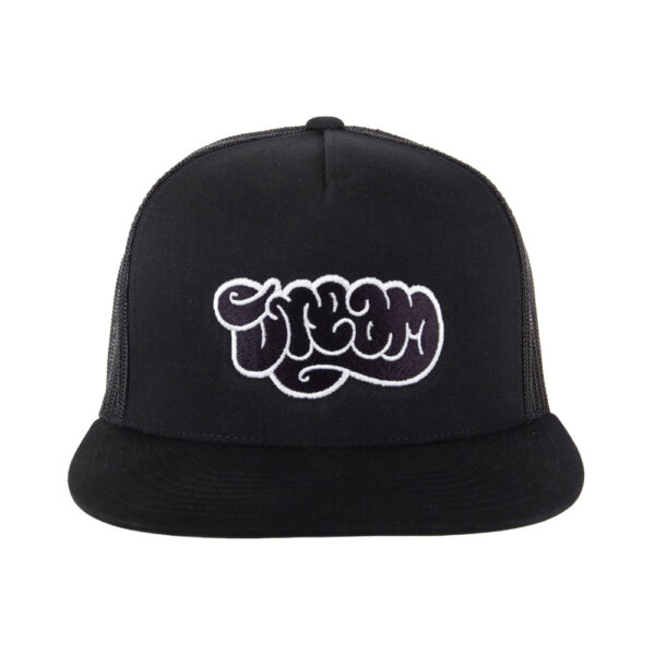 Dream Black & White Logo Trucker Hat - Black