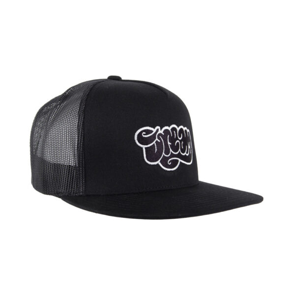 Dream Black & White Logo Trucker Hat - Black