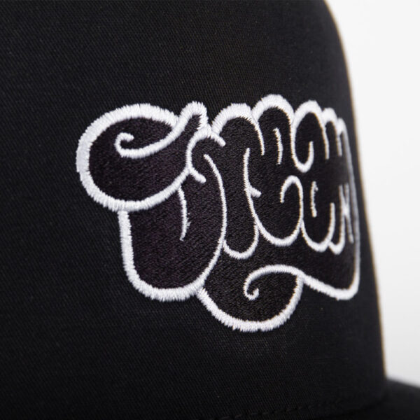 Dream Black & White Logo Trucker Hat - Black