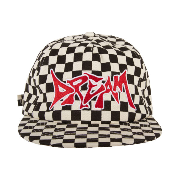Dream Rider Field Trip Hat - Checkered B/W - Front