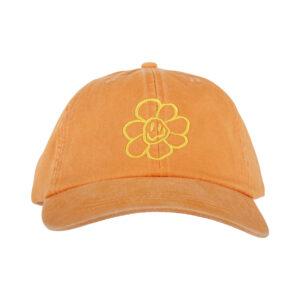 Dream Daisy Dad Hat - Orange