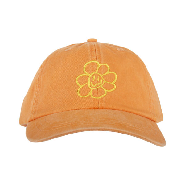Dream Daisy Dad Hat - Orange