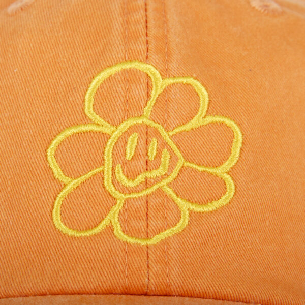 Dream Daisy Dad Hat - Orange