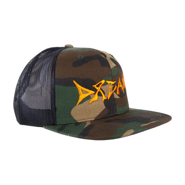 Dream Rider Army Camo/ Black Trucker Cap
